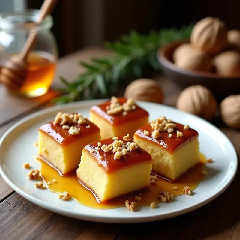 Sobaos Pasiegos con Miel y Nueces: Postre Tradicional Cántabro Sin Horno