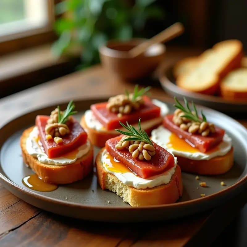 Sobrasada de Mallorca con Miel y Queso Brie: Tapa Dulce-Salada en 10 Minutos