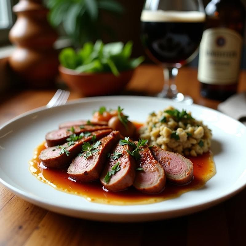 Solomillo Ibérico a la Cerveza Negra: Receta en Airfryer con Toque Ahumado y Jugosidad Perfecta