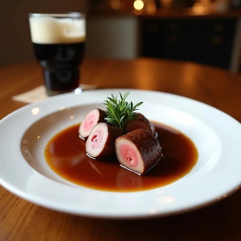 Solomillo Ibérico a la Cerveza Negra: Receta Gourmet en Sartén con Salsa Reducto
