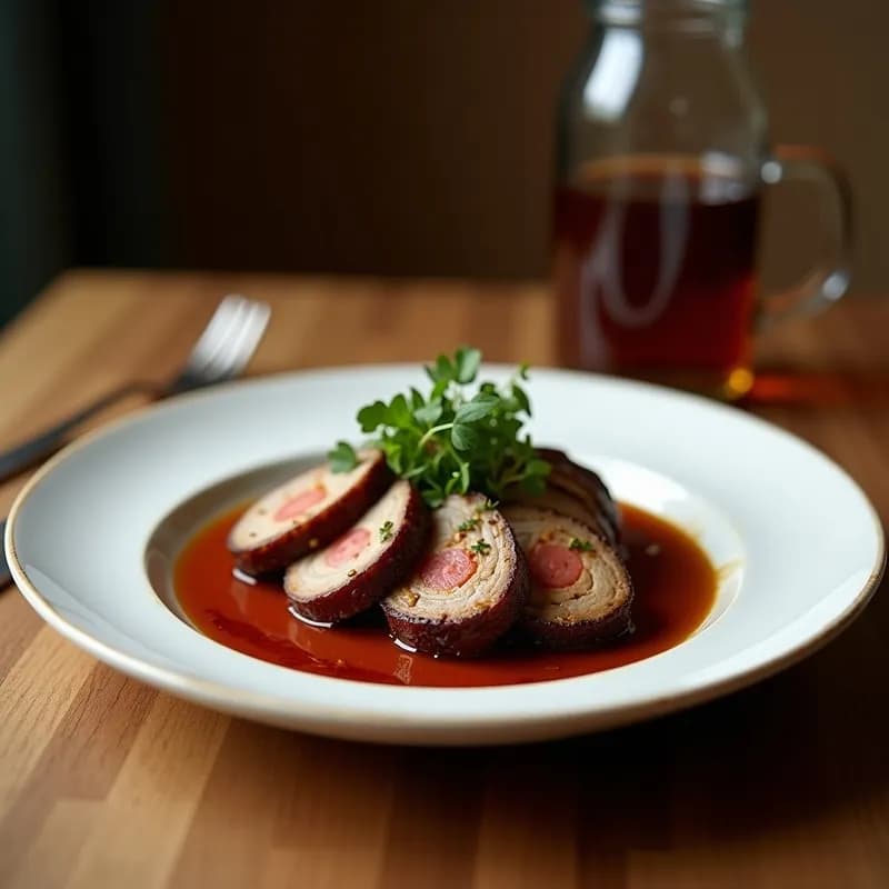 Solomillo Ibérico Glaseado con Miel y Vinagre Balsámico: Receta en Airfryer en 20 Minutos