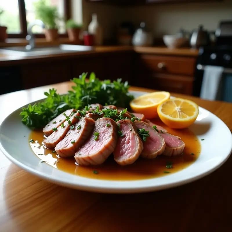 Solomillo Ibérico Marinado con Hierbas Aromáticas: Receta Gourmet en 20 Minutos con Toque Profesional