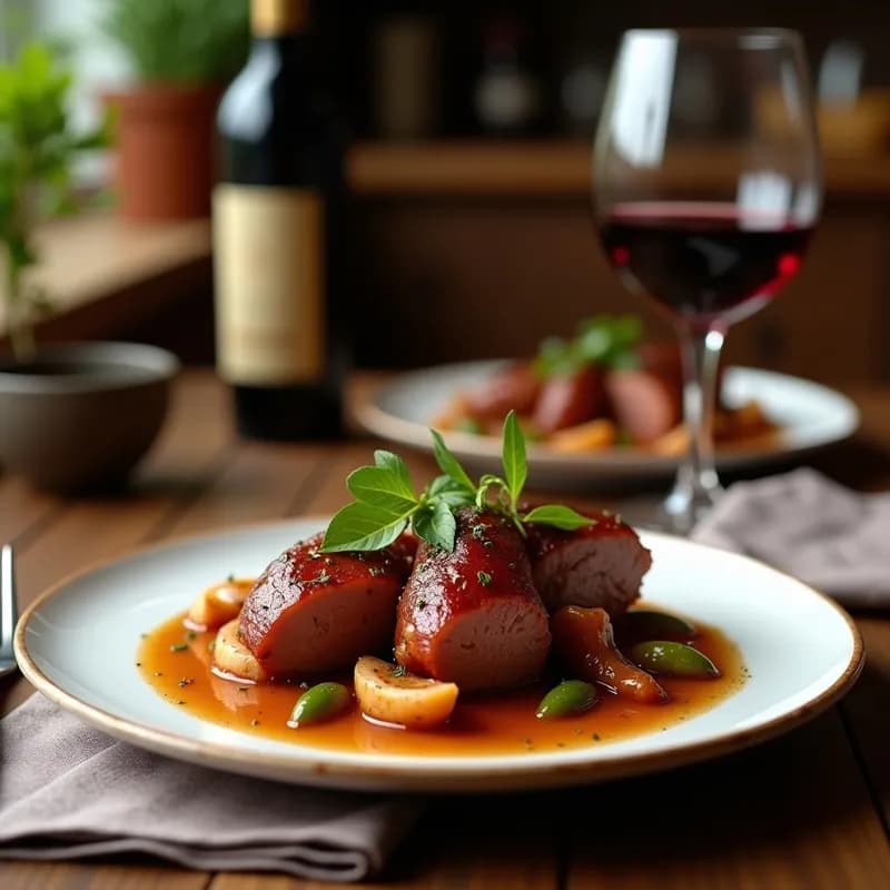 Solomillo Ibérico al Vino Tinto: Receta en Olla Lenta con Marinada de 12 Horas