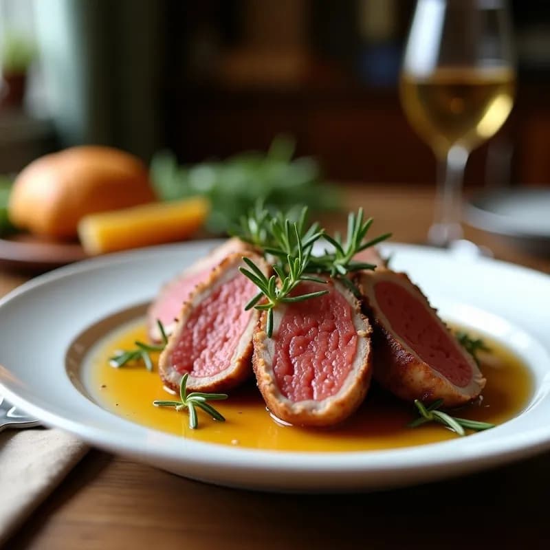 Solomillo Ibérico con Miel y Romero: Receta Gourmet en Olla Express en 25 Minutos