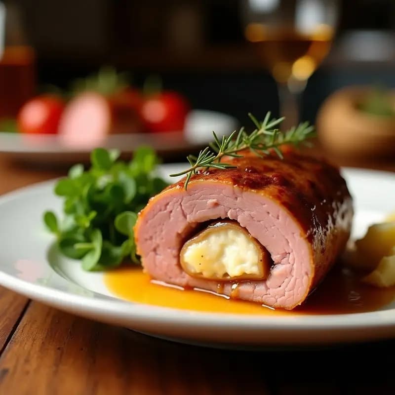 Solomillo Ibérico Relleno de Queso de Cabra y Miel: Receta Gourmet en 30 Minutos