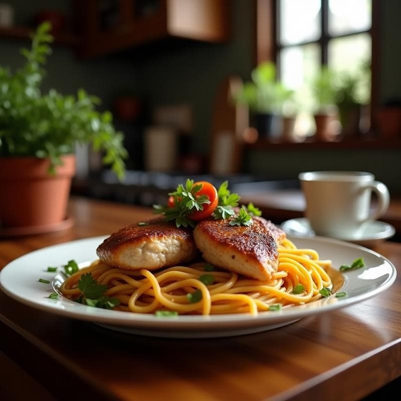 Solomillo de pollo con costra de café y cacao: receta colombiana en airfryer