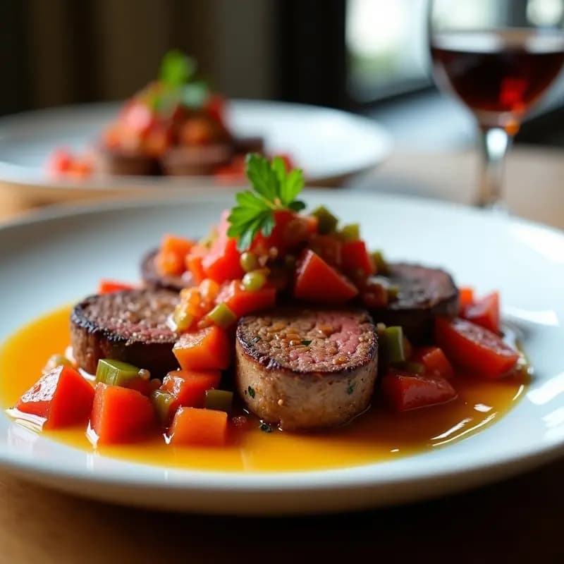 Solomillo de Ternera con Salsa Ojo de Gallo: Receta Tradicional en 20 Minutos