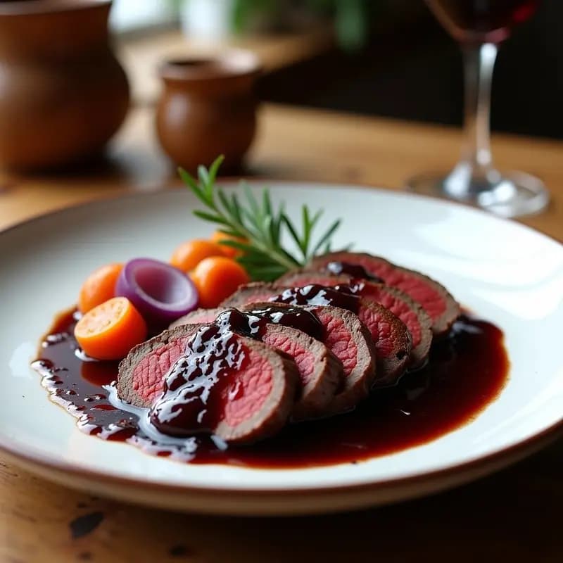 Solomillo de Ternera al Vino Tinto: Receta en Olla Lenta con Textura de Restaurante