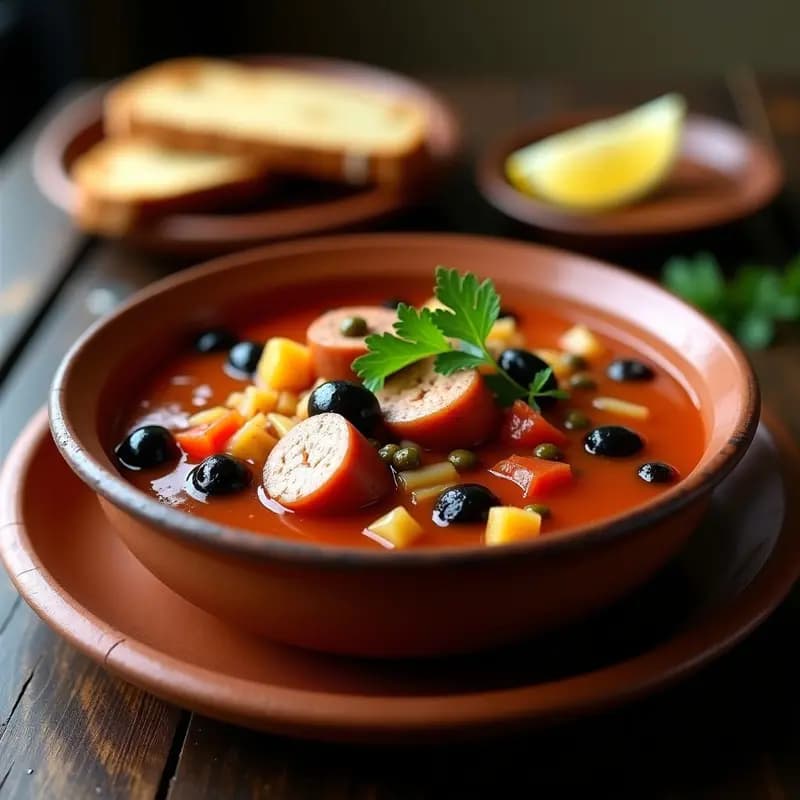 C.order распроster: Solyanka Ucraniana con Salchicha Vegana y Aceitunas: Receta Eslava en Olla Lenta
