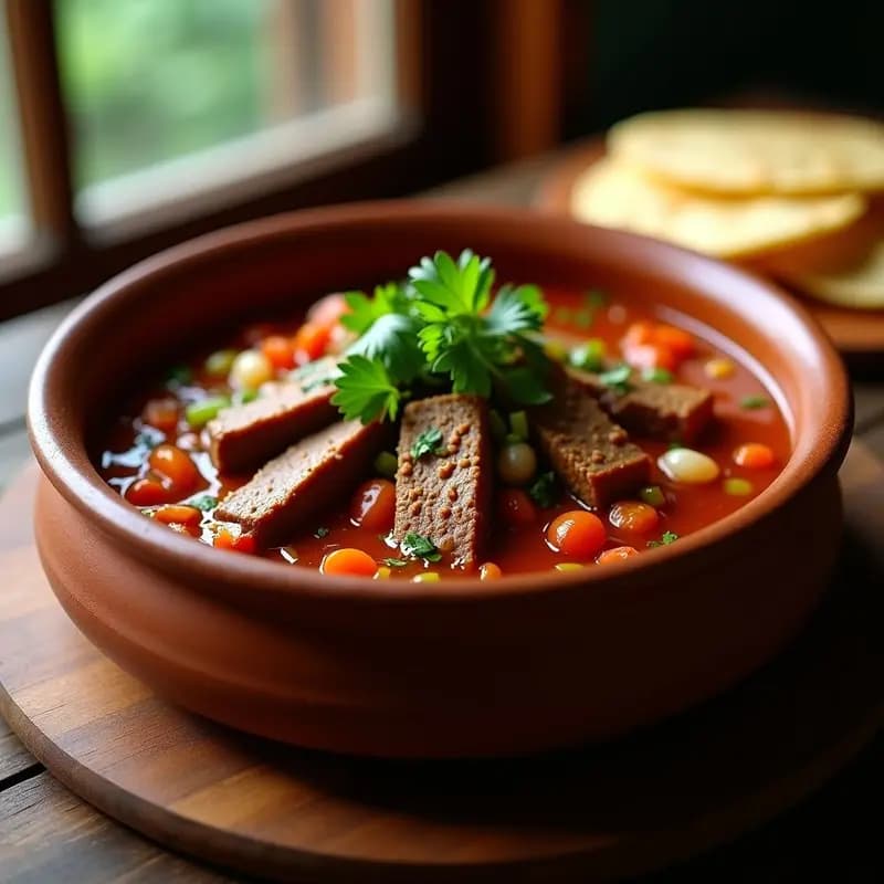 Somborodón Nicaragüense de Res en Salsa Criolla: Receta Centroamericana en 30 Minutos