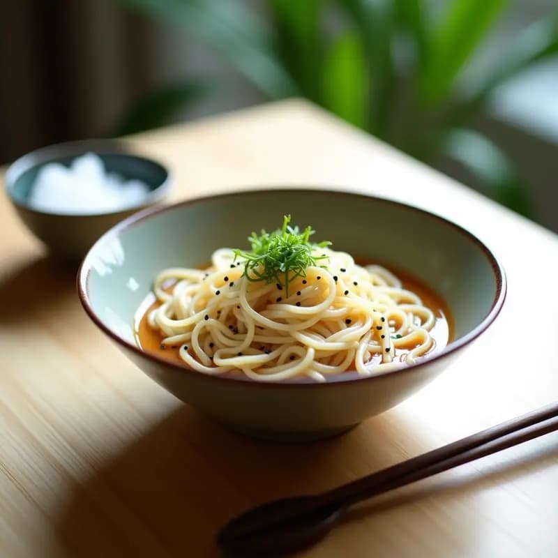 Somen Nagashi: Fideos Japoneses Fríos con Salsa de Sésamo y Miso para Verano