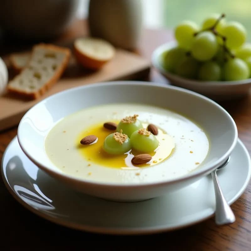 Sopa de Ajo Blanco Córdoba: Receta Tradicional en Thermomix y Sin Cocinar