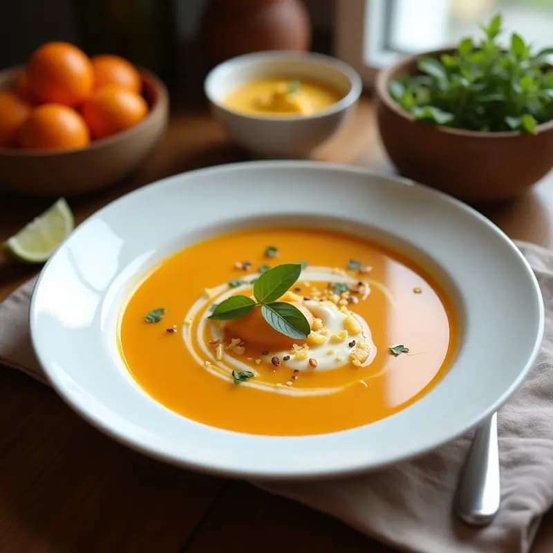 Sopa Ajoblanco con Toque de Mandarina: Receta Cordobesa Fresca y Ligera