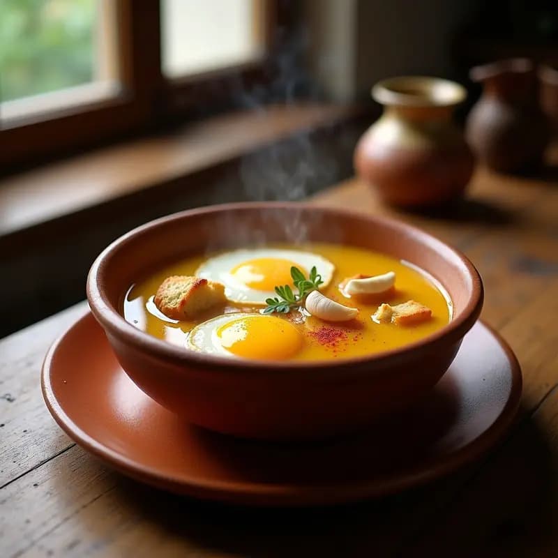 Sopa de Ajo Castellano: Receta Tradicional en Olla Exprés para Días Fríos