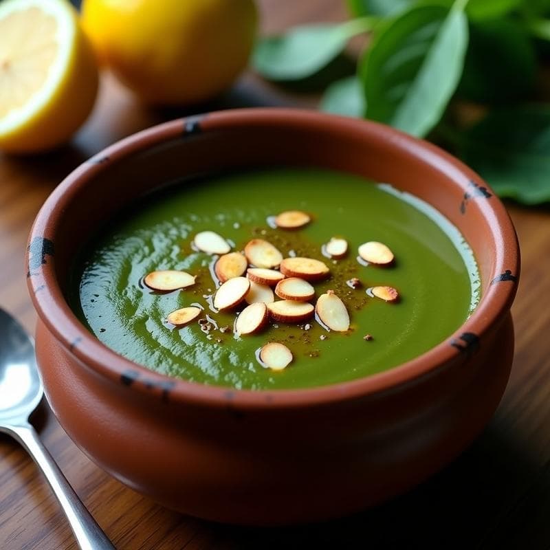 Sopa de Ajo Negro y Espinacas en Airfryer: Receta Rápida y Antiinflamatoria
