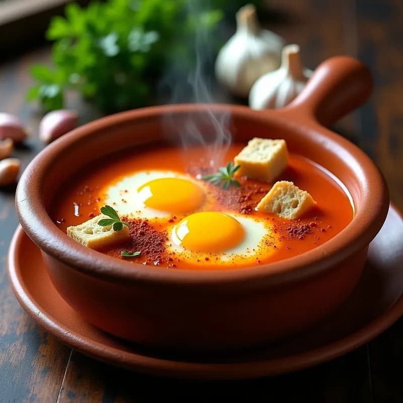 Sopa de Ajo Rojo Asado: Receta Tradicional en 30 Minutos con Toque Ahumado