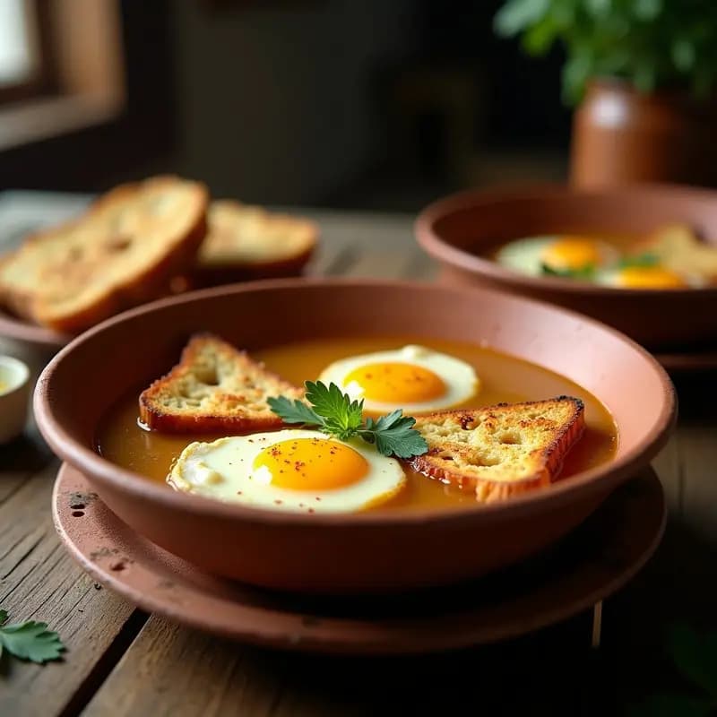 Sopa de Ajo Toledana en Airfryer: Receta Tradicional sin Fritura en 20 Minutos