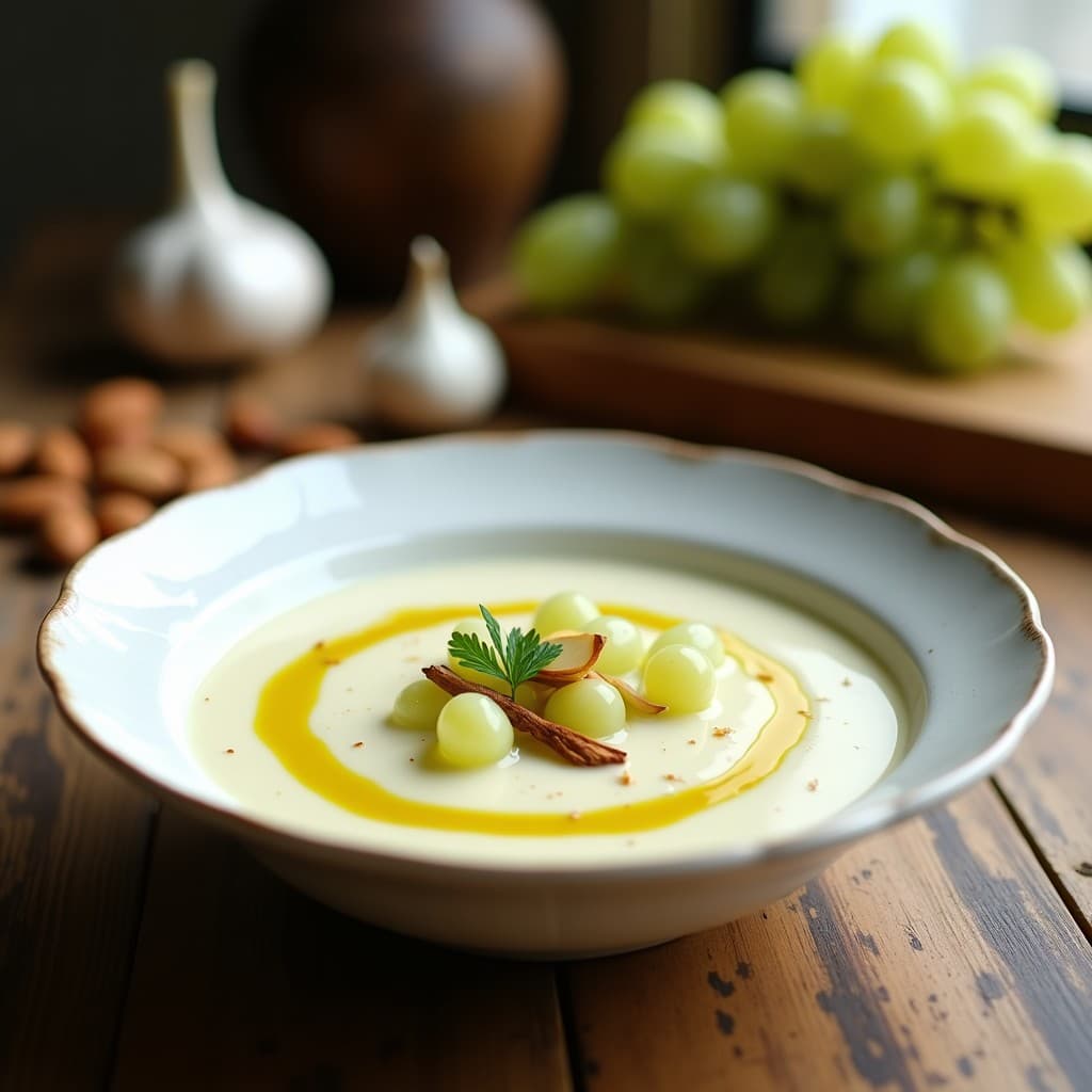 Sopa Ajoblanco Cordobés: Receta Tradicional en 15 Minutos con Truco de Chef