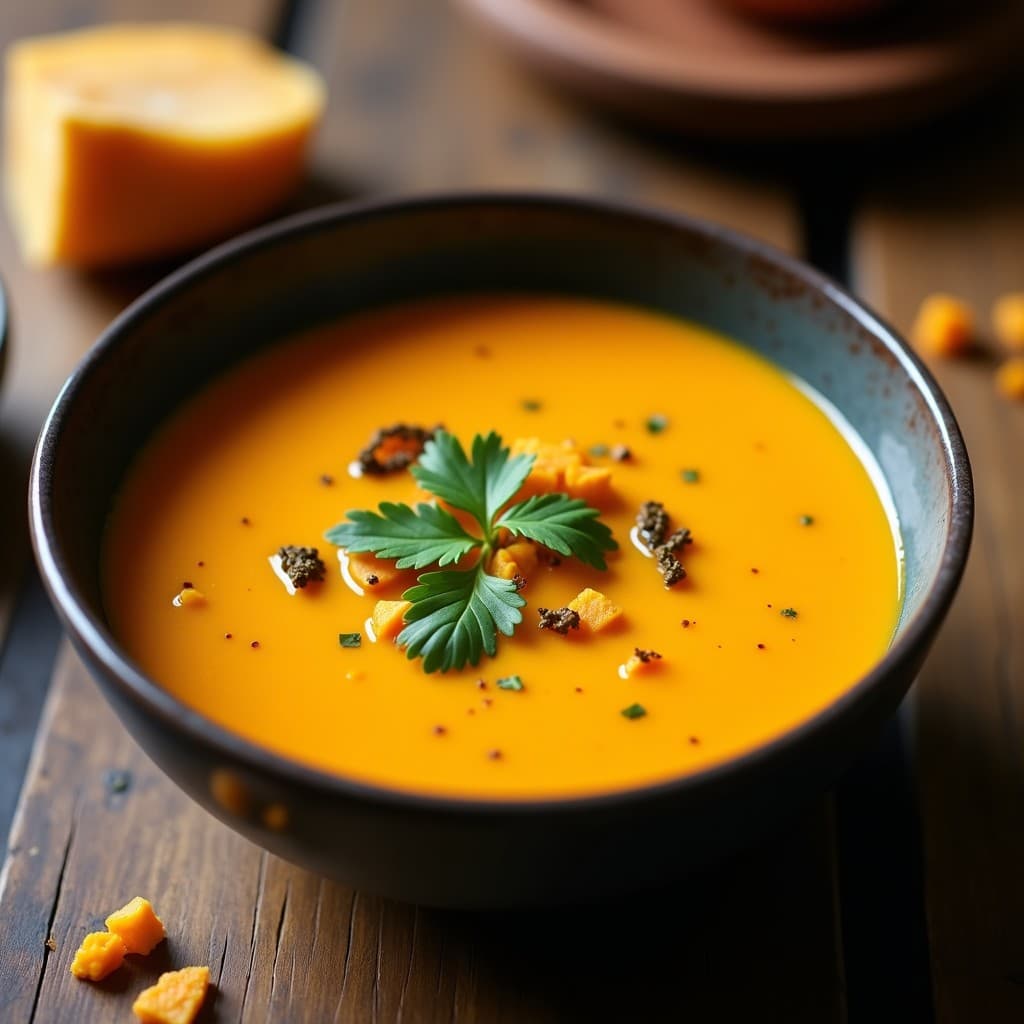 Sopa de Algas Dulse y Calabaza Butternut: Receta Escocesa Detox en Olla Exprés