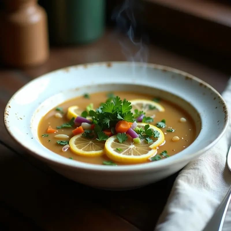 Sopa de Algas Dulse y Limón Confitado: Receta Irlanda Vegana Detox en 20 Minutos