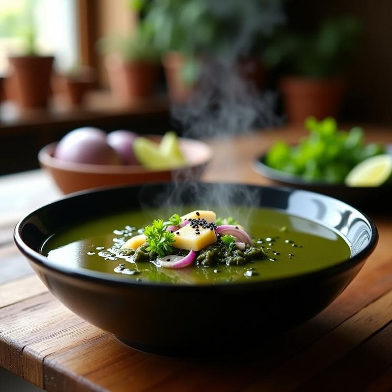 Sopa de Algas Wakame y Jengibre con Toque de Lima: Receta Detox en Thermomix