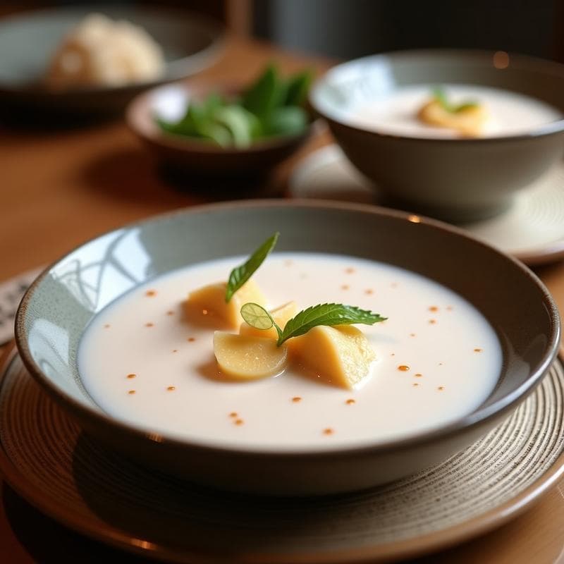 Sopa de Algodón de Azúcar y Leche de Coco: Receta Viral y Curiosa en 10 Minutos