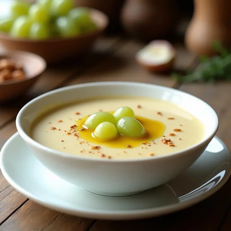 Sopa de Almendras Fría: Receta Andalusa para el Verano Sin Necesidad de Cocción