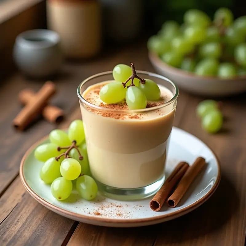 Sopa de Almendras con Uvas y Canela: Postre Frío Andaluz Sin Lácteos