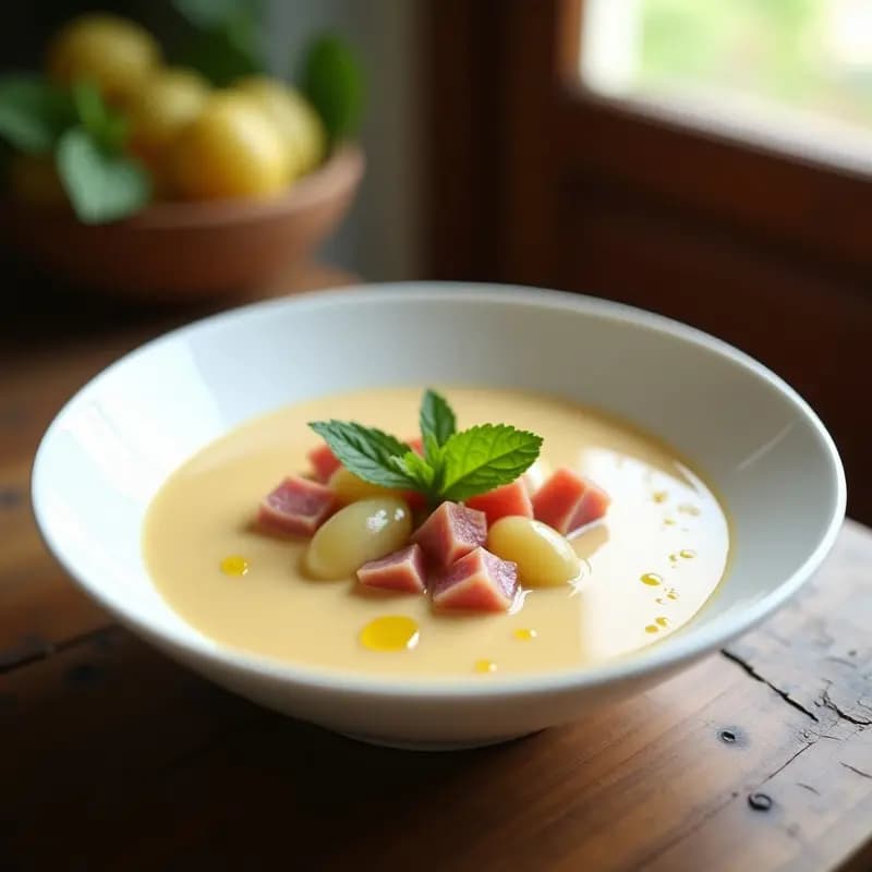 Sopa de Almendras con Uvas y Jamón: Receta Fría de Andalucía para el Verano