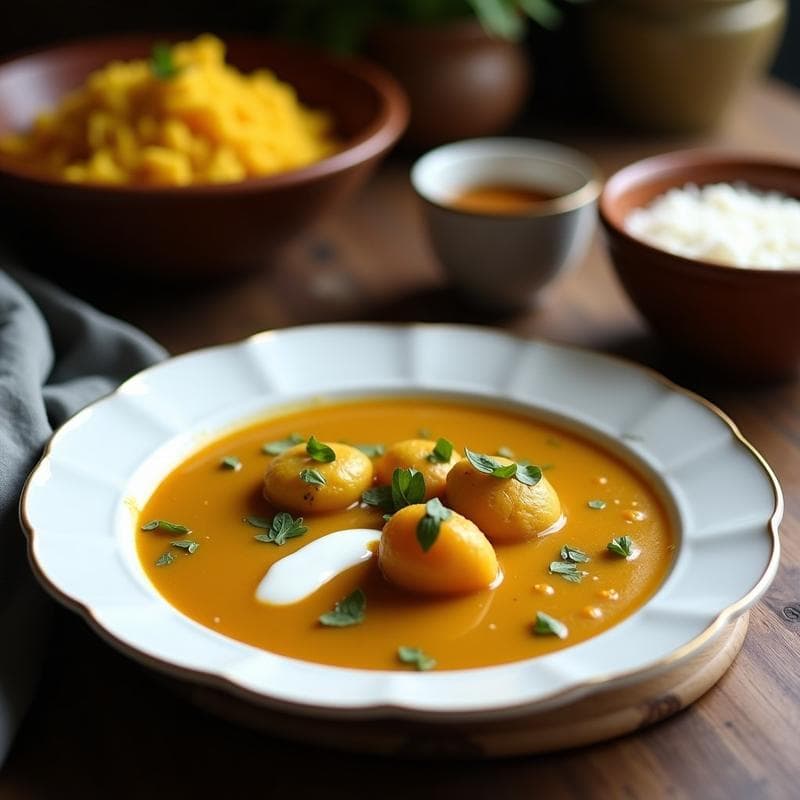 Sopa de Batata Morada y Cúrcuma con Leche de Coco: Receta Peruana Detox en Olla Exprés