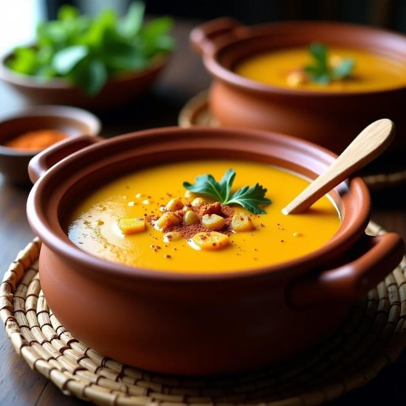 Sopa de Cacahuete y Calabaza: Receta Africana Vegana en Olla Lenta