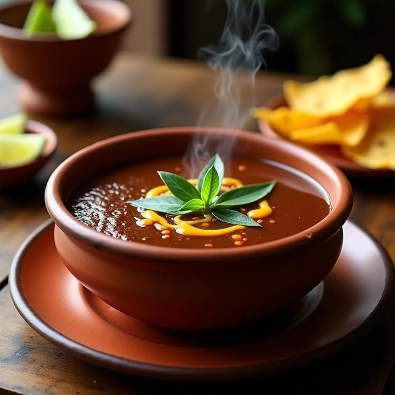 Sopa de Cacao y Chile Chipotle: Receta Mexicana Picante y Reconfortante