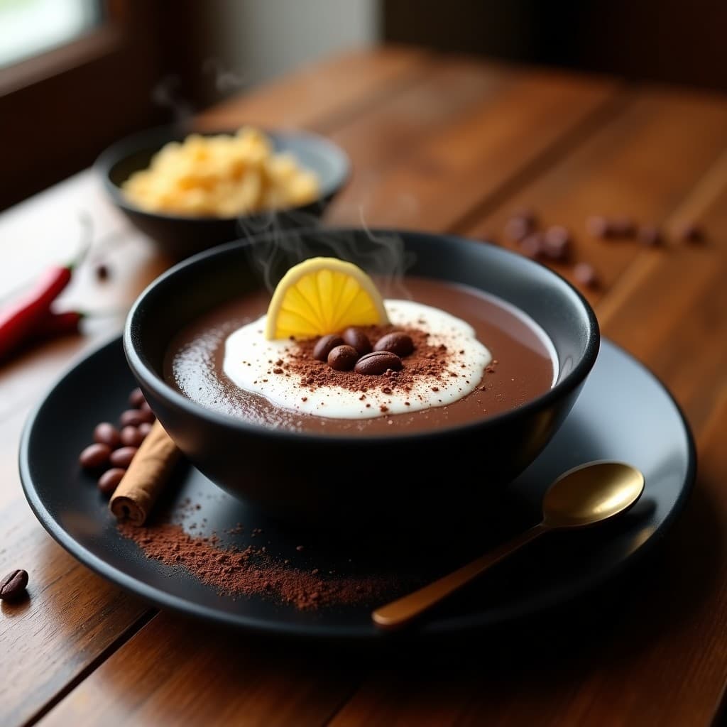 Sopa de Cacao y Jengibre con Chiles: Bebida Mexicana Caliente y Afrodisíaca