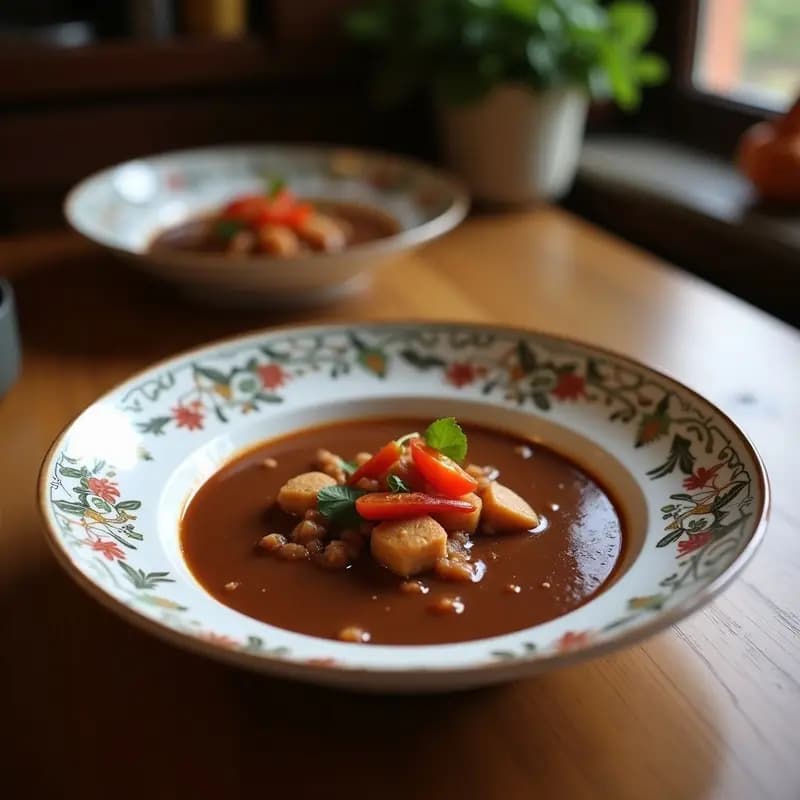 Sopa de Cacao y Jengibre con Chiles: Receta Mexicana Auténtica y Energizante