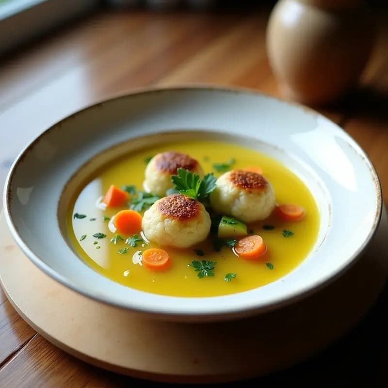 Sopa de Calabacín y Jengibre con Albóndigas de Merluza: Receta en Olla Lenta con Toque Gallego