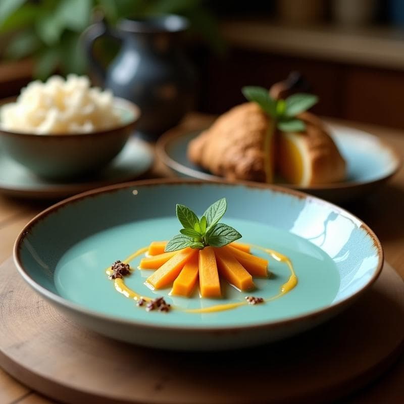 Sopa de Calabaza Azul y Coco: Receta Umami Express con Toque Exótico en 25 Minutos
