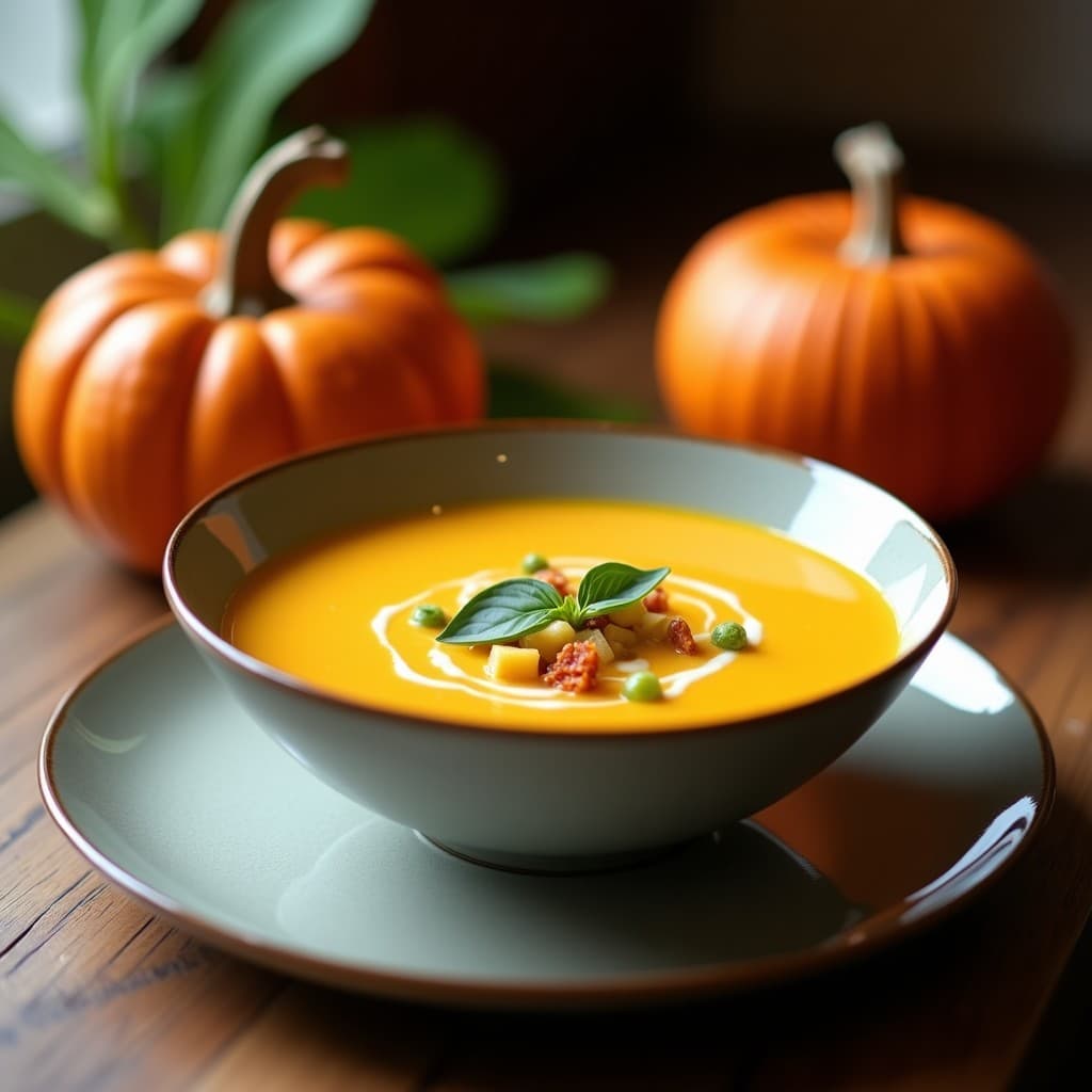 Sopa de Calabaza Butternut y Leche de Coco con Jengibre: Receta Africana Sin Lactosa