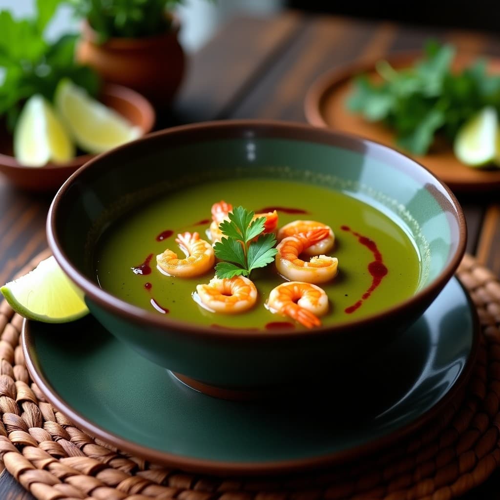 Sopa de Callalú con Camarones y Aceite de Palma: Receta Caribeña en Olla Express con Toque Exótico