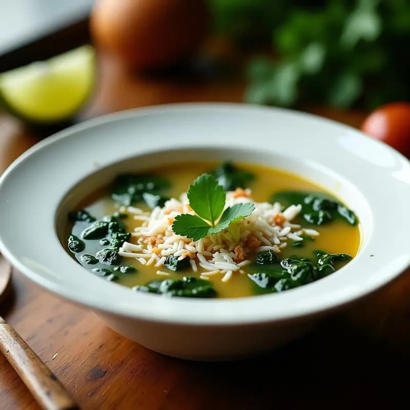 Sopa de Callalú Dominicano con Espinacas y Cocos: Receta Tradicional Vegana y Reconfortante