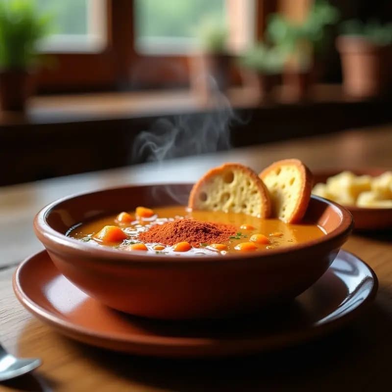 Sopa de Castañas con Pimentón: Receta de Olla Lenta con Toque Ahumado y Tradicional