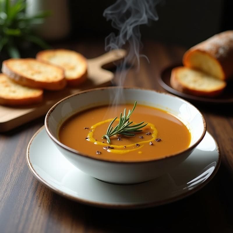 Sopa de Castañas y Trufa: Receta en Airfryer con Aroma Gourmet en 25 Minutos