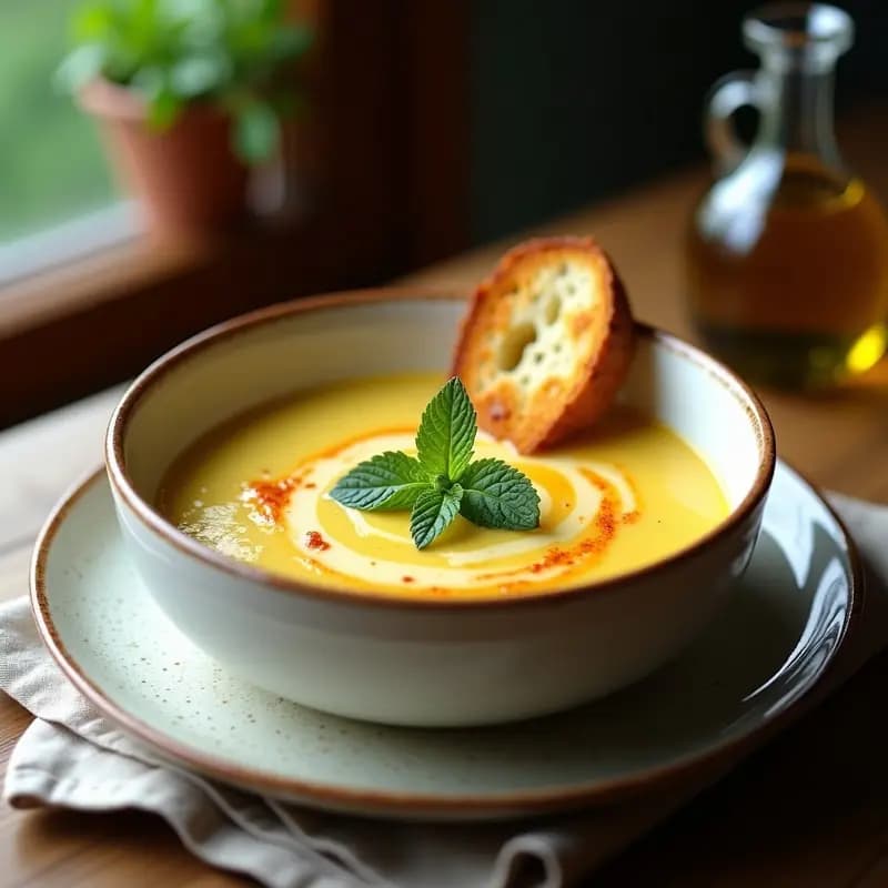 Sopa Castellana Vegana con Coliflor: Receta Reconfortante y Sin Lactosa