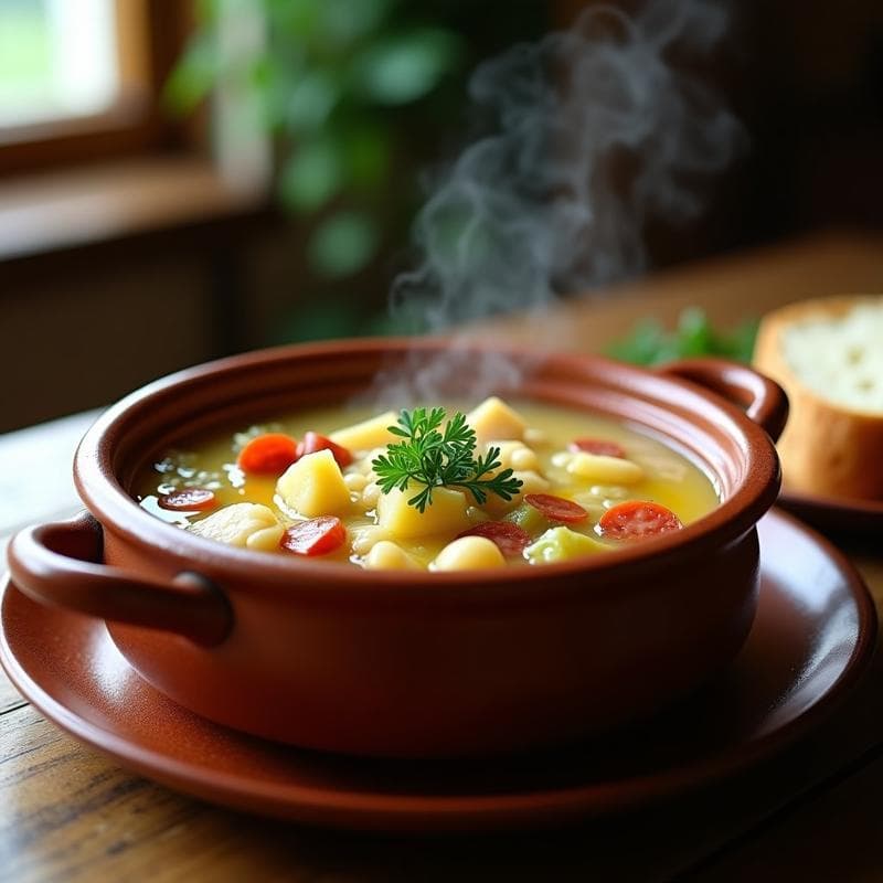 Sopa de Castro: Receta Asturiana Tradicional con Fabes y Repollo en 40 Minutos