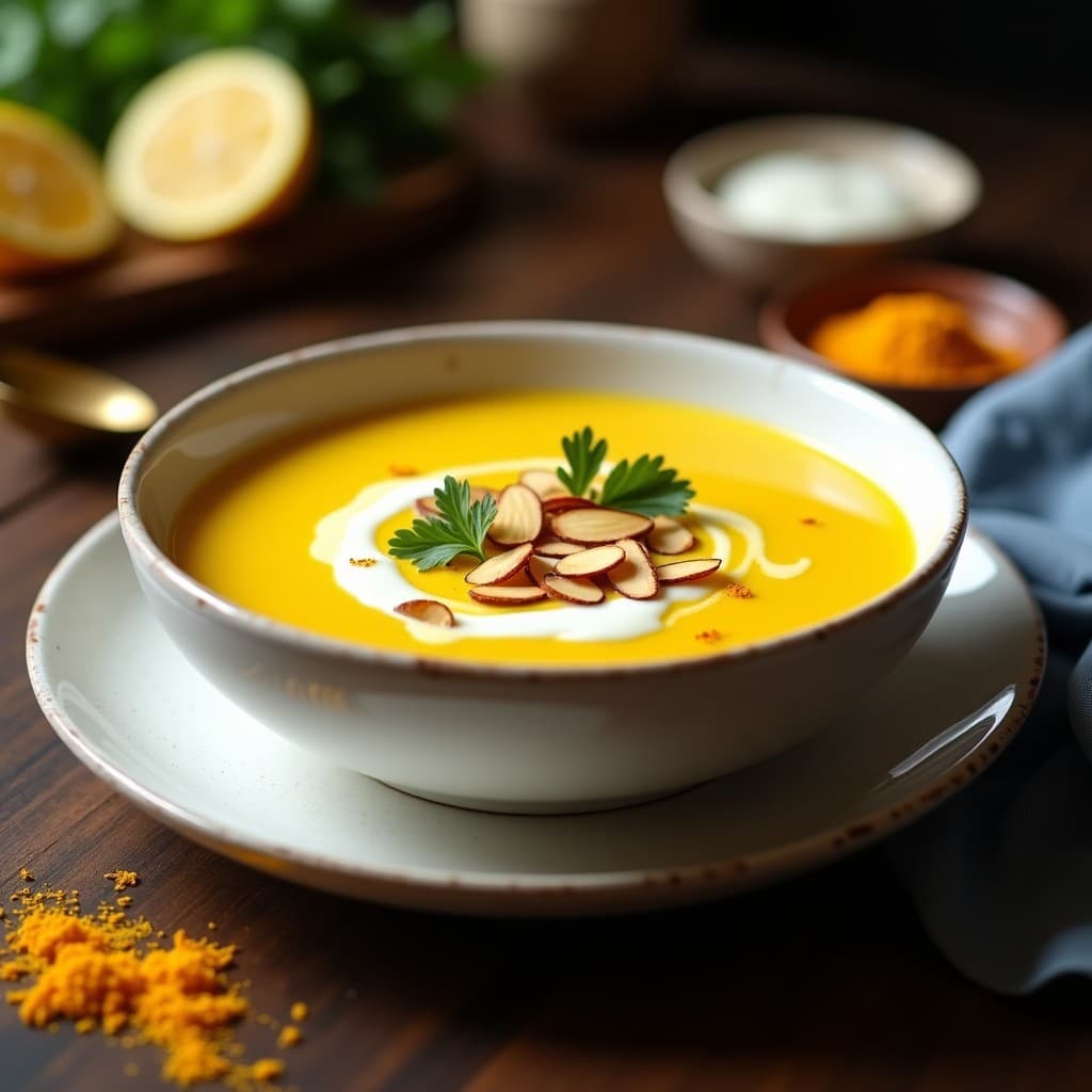 Sopa de Cauliflower y Azafrán: Receta Keto en Thermomix con Toque Persa
