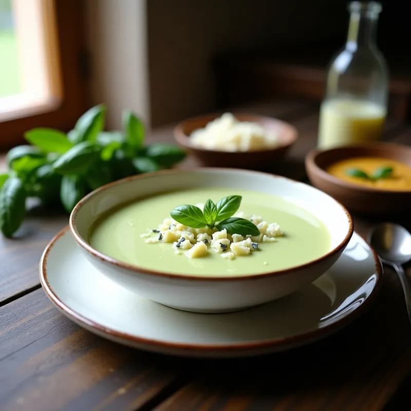 Sopa Crema de Calabacín con Gorgonzola: Receta Ultracremosa en 20 Minutos