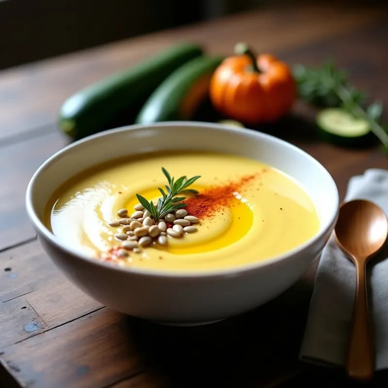 Sopa Crema de Calabacines Ahumados: Receta en Thermomix Ultracremosa y Rápida