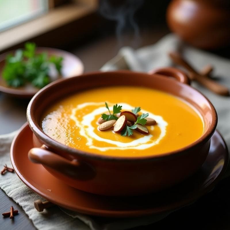 Sopa Crema de Calabaza con Azafrán: Receta Reconfortante y Alta en Vitamina A