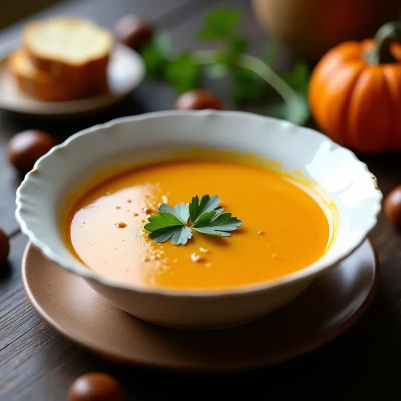 Sopa Crema de Calabaza y Castañas: Receta en Thermomix Sin Lactosa y Ultracremosa