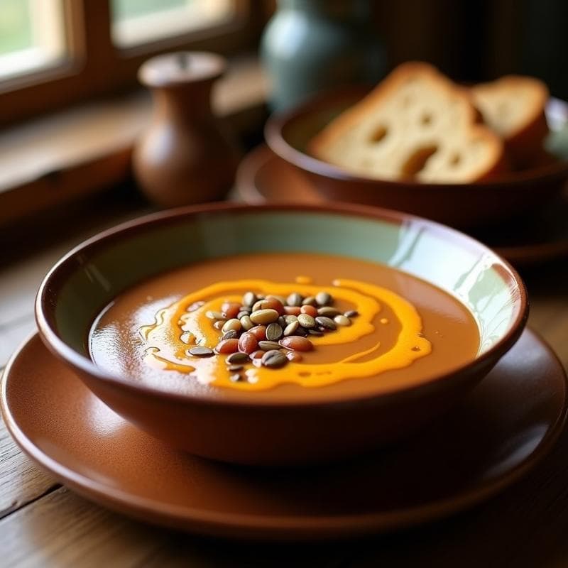 Sopa Crema de Castañas y Pimiento Choricero: Receta Reconfortante y Alta en Fibra