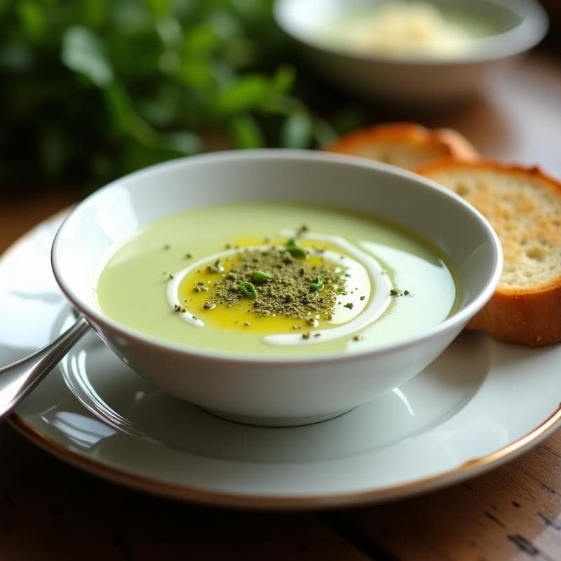 Sopa Crema de Espárragos Trigueros con Zaatar: Receta Reconfortante en 20 Minutos